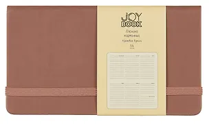 Планинг недат. 64л "Joy Book" горячий шоколад, карманный, иск.кожа 7Б, скругл.углы, тонир.блок, резинка, офсет, ляссе 2993840