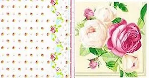 Наб. салф. для декупажа Мелкие розы/Розы розовые (6425/193111) (2шт) 2297355