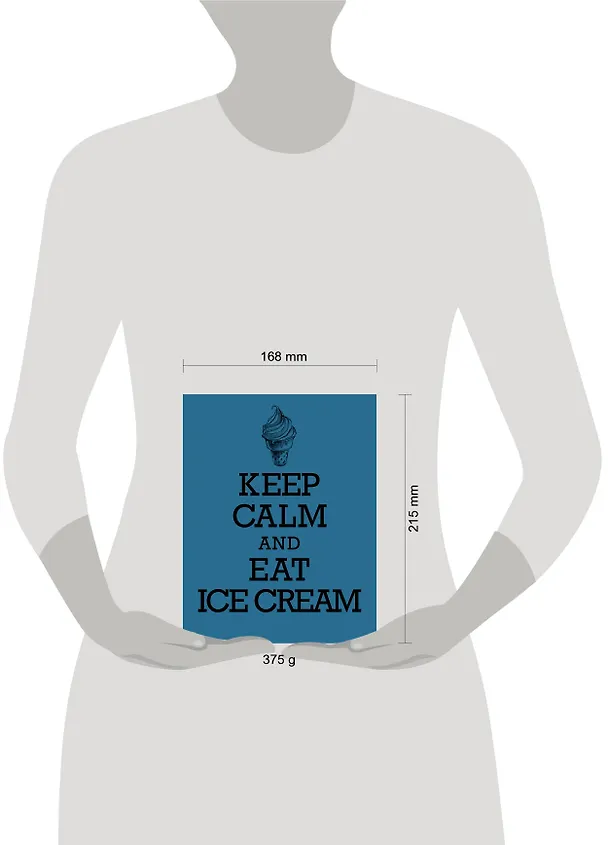Книга для записи рецептов. KEEP CALM and EAT ICE CREAM 2563577 — 3