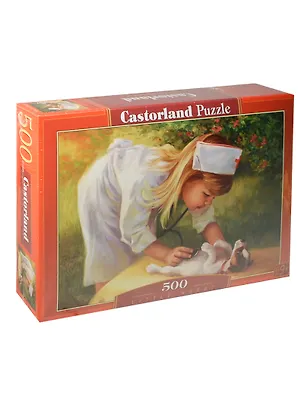 Пазлы 500 B-52004 Маленькая медсестра (47х33см) (9+) (коробка) (Castorland) 2419232