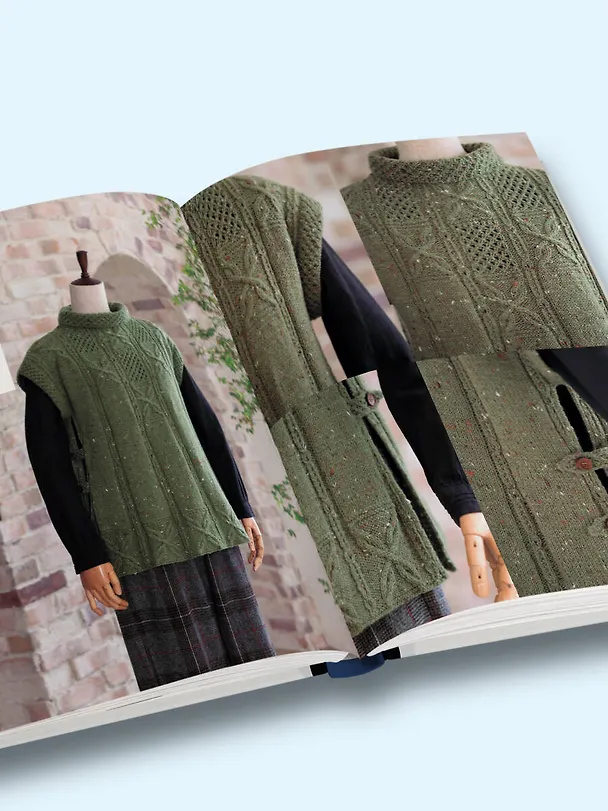 Книга Драгоценные узоры Хитоми Шида. Новые модели haute couture для вязания на спицах. 22 уникальных дизайна (Хитоми Шида) — 12