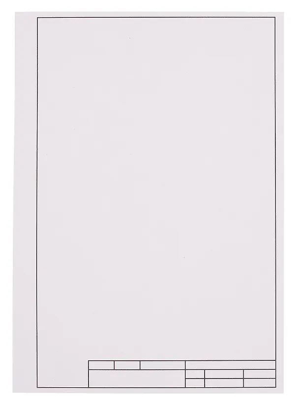 Папка для черчения А4 10л рамка вертикальная, 180г/м2, GoodMark 3103448 — 2