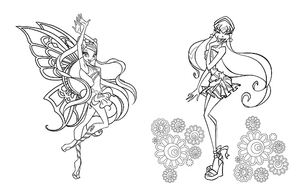 Книга Winx Club. Твори волшебство! Большая раскраска () — 9