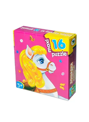 Пазлы 16 maxi Лошадка (2288) (31х33см) (развивающая мозаика) (3+) (коробка) 2402697