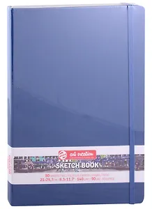 Блокнот для зарисовок 21*30см 80л "Art Creation" 140г/м2, 7БЦ, Синий морской, Fabriano