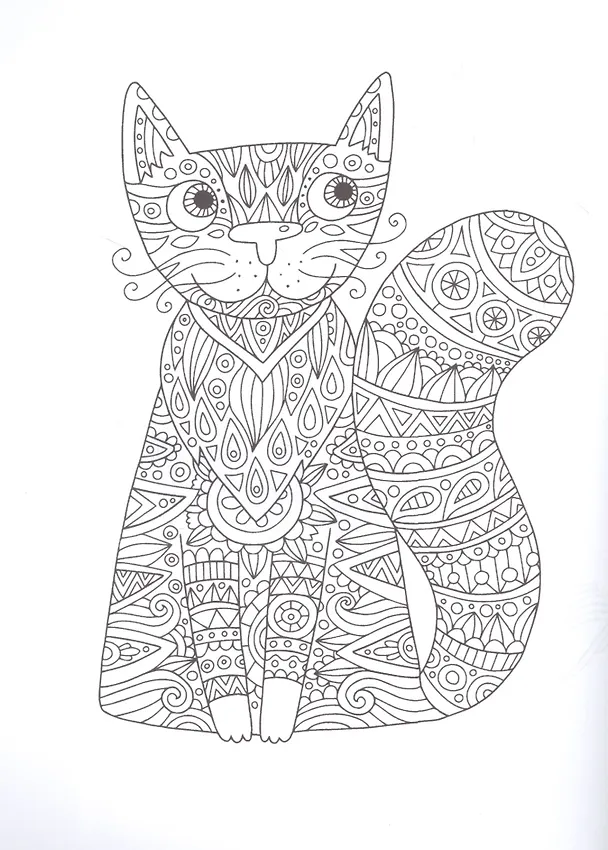 Книга Cats­6. Творческая раскраска замурчательных котиков (Линда Тейлор) — 3