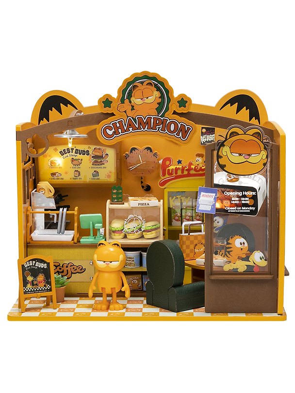 Диорама сборная с фигуркой Garfield Café 6973817323010 (PURM1) 3144177 — 1