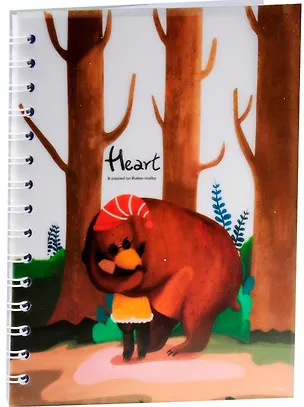 Тетрадь в клетку Hai Bin, Heart, 80 листов, в ассортименте 241977