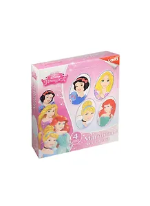 Набор для творчества LORI Магниты из гипса Disney/Дисней Принцессы" Мд-003"