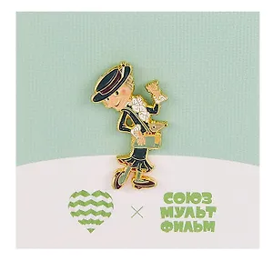 Значок СМФ Шапокляк (металл) (4627077846834)