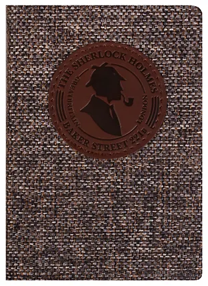 Ежедневник недатированный А6 160 листов "Sherlock" коричневый 245257
