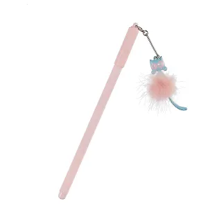 Ручка гелевая Mura, Fancy cat, синяя, в ассортименте