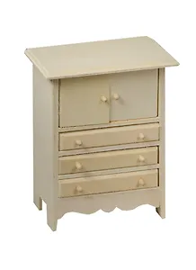 Набор для творчества Заготовка деревянная Комод с 3 выдвиж. ящиками и 2 дверцами, 9*11,3*4см