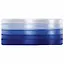Лента атласная ширина 6 мм, СИНИЙ СПЕКТР набор 5 цветов по 23 м, BRAUBERG, 591494 — 2867237 — 2