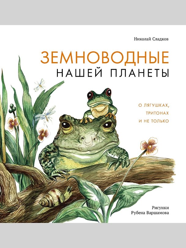 Книга Земноводные нашей планеты. О лягушках, тритонах и не только (Николай Сладков) — 1