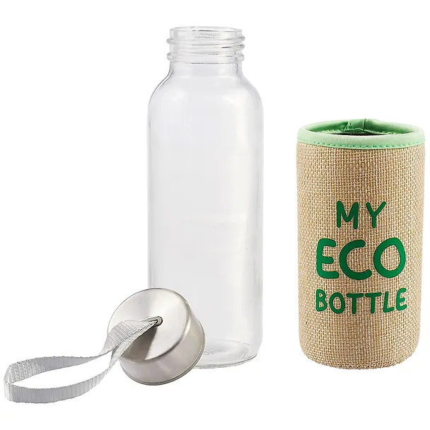 Бутылка в чехле джут My Eco Bottle (300мл) (стекло) (12-07599-7014) 2853761 — 2
