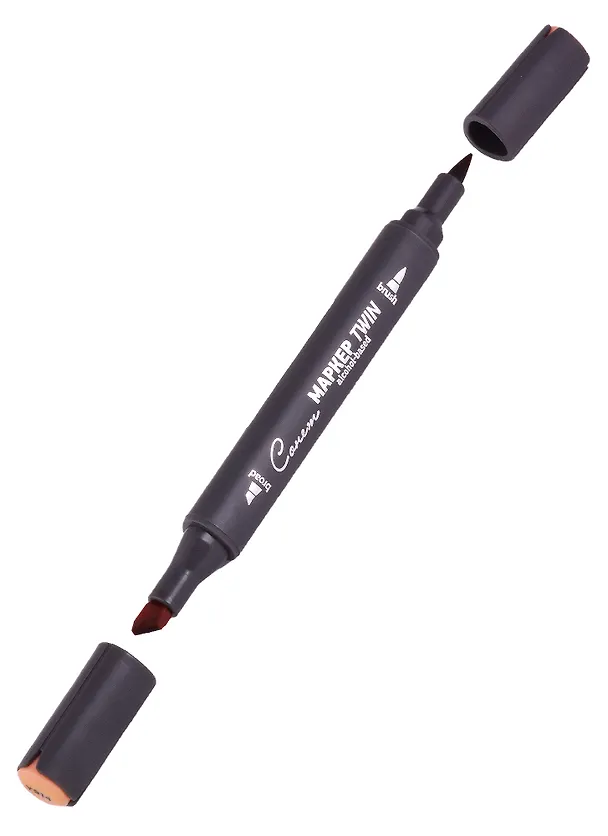 Маркер художественный "Сонет" Twin Brush красный светлый, Сонет 262933 — 2