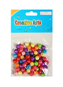 Набор бусин (20гр) шары диско (7мм) (ассорти) (11-24067-L31)