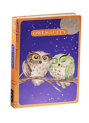 Блокнот Owls in The City Две совы на ветке 2517886