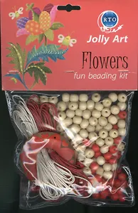 Набор для создания украшений из деревянных бусин Jolly Art (WBS.013) (упаковка)