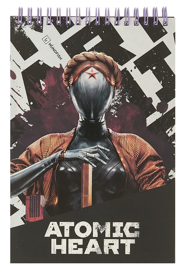 Atomic Heart. Творческий блокнот cо стикерами A5. Близняшка 3063064 — 1