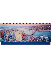 Планинг недат. 56л "Городской стиль. Панорамный вид" настольный, 7БЦ, глянц.ламинация, евроспираль, Listoff