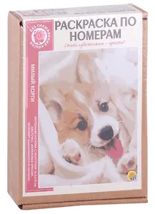 Раскраска по номерам. Милый корги