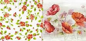 Наб. салф. для декупажа Маки/Шиповник (5655/001191) (2шт)