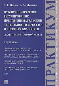 Публично-правовое регулирование предпринимательской деятельности в России и Европейском союзе: сравн