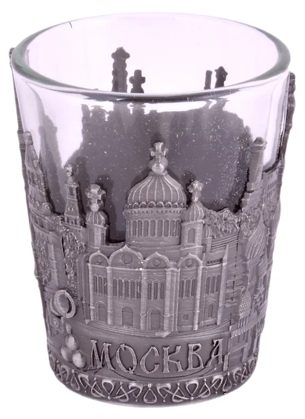 Стопка с мет.подставкой Москва цв.ант.олово (505-19-ATN) 2868379 — 1