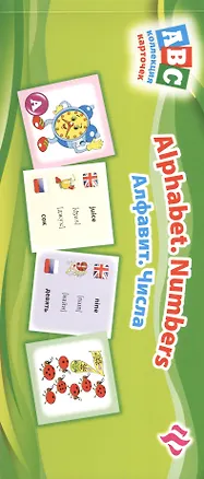 Книга Алфавит. Числа=Alphabet. Numbers:коллекция карточек (Лариса Зиновьева)