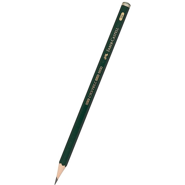 Карандаш чернографитный «Castell-9000», 5H, Faber-Castell 219399 — 1