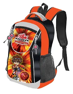 Рюкзак школьный "БАКУГАН" 39см, 1отд., 1 карман, регул.лямки, светоотр.элементы, Hatber