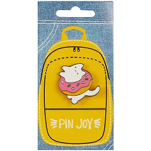 Значок Pin Joy Котик-пончик (металл) (12-08599-001)