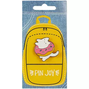 Значок Pin Joy Котик-пончик (металл) (12-08599-001) — 2733692 — 1