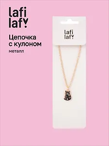 Кулон Котик эзотерика (черный) (металл) (3х1,3) (12-Kainli-K6) (Lafilaf)