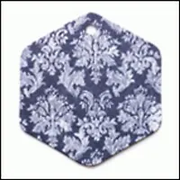 Бирка упак. Барочная синяя S (12-00004) 2340685