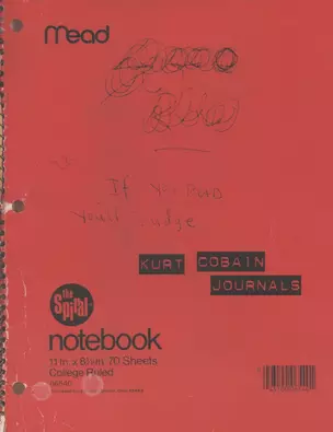 Kurt Cobain Journals — 2871581 — 1