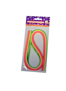 Набор бумаги, цветной для квиллинга, ACTION! Fancy, НЕОН, 3мм*53см, 100 штук, 5 цветов