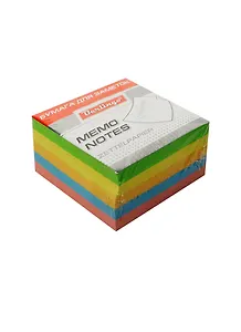 Блок-куб 90*90*45 непроклеенный, цветной, Berlingo