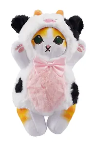 Мягкая игрушка Котик-корова Кигуруми (25см) (12-0701-202405-T2)