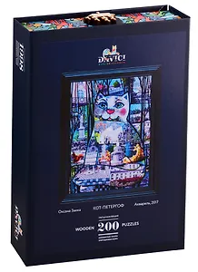 Пазл деревянный Кот-Петергоф DaVICI 200 элементов