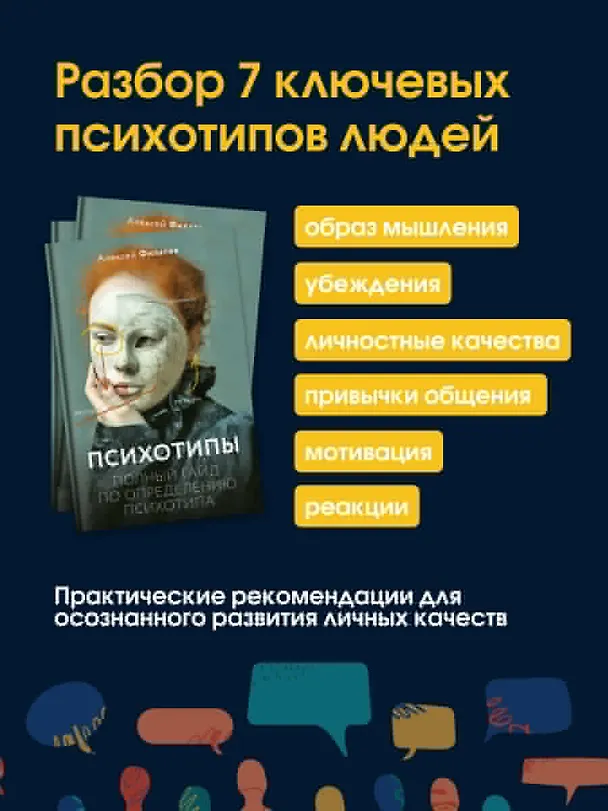 Книга Психотипы. Полный гайд по определению психотипа (Алексей Филатов) — 8
