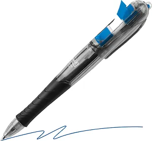 Ручка гелевая 3M, Post-it, автоматическая синяя 0,7 мм