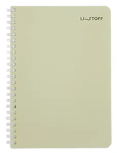 Тетрадь 80л кл. "Foliage" евроспираль, пласт.обл.