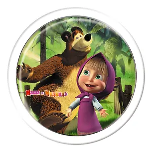 Светильник настенный ночник 4 светодиода, двойн.питание, блистер, ассорти, Маша и Медведь