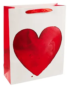 Пакет А4 32*26*12 "Big heart" нейтр. бум.мат.ламинат