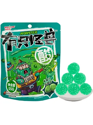 Жевательные конфеты MONSTER Виноградус, 55г 3038847