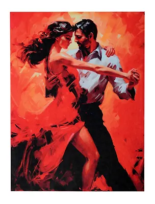 Набор для творчества. Алмазная мозаика с частичной выкладкой на подрамнике "Танго вдвоем", 30 х 40 см 3037401