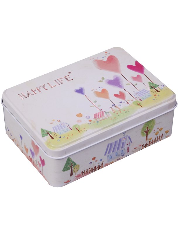 Шкатулка Happy life (14х10х5) (металл) 2576030 — 1